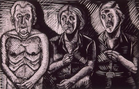 Wood cut by Akram Rahmanzadeh